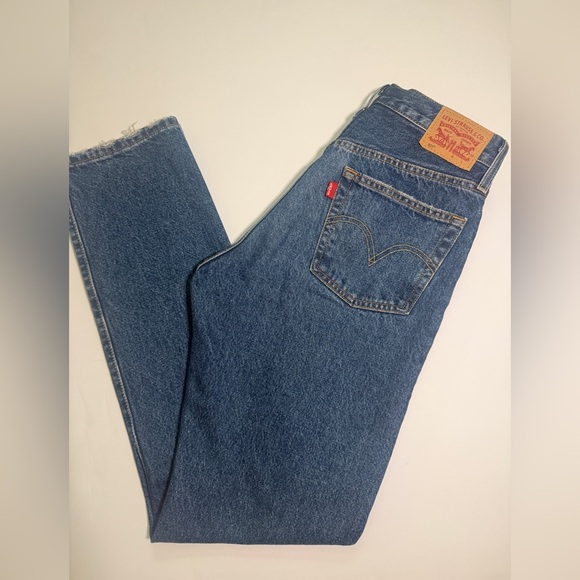 Levi's Denim - Levi's Classic 501 Straight Blue Jeans for Women